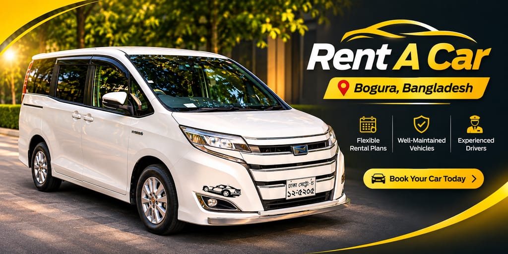 Toyota Noah for rent in Bogura